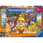 Ravensburger Пъзел Ravensburger от 2 x 12 части - Ръбъл и екипът му (12004167) - baby