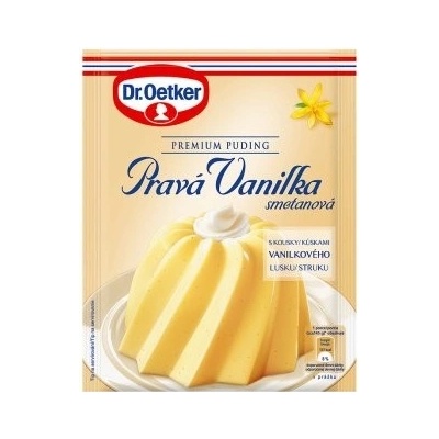 Dr. Oetker Premium puding Pravá vanilka smetanová 40 g – Zboží Mobilmania