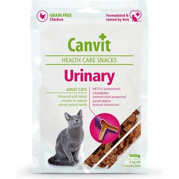 Canvit (Канвит) Urinary Health Care Snack-предотвратява инфекция в долните пикочни пътища при котки. -100гр