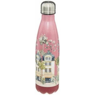 Iso Floral růžová termoláhev