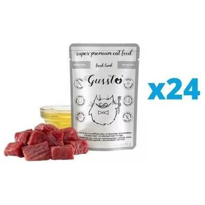 Gussto Cat Fresh Lamb 24 x 85 g