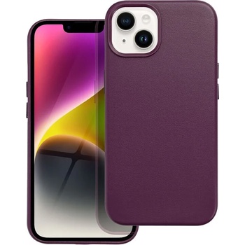 Image 1 of Forcell Magsafe Кожен Калъф за iPhone 14, Forcell Leather Case, Лилав (5903396185038)