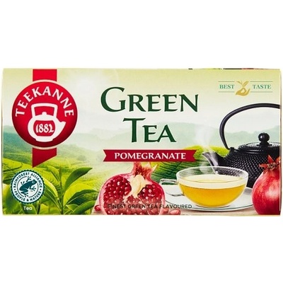 Teekanne Zelený čaj aromatizovaný s příchutí granátového jablka 20 x 1,75 g