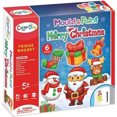 Man Yuk Toys Комплект магнитни сувенири за хладилник - Коледа (8549)