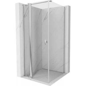 Mexen Mist T душ кабина с отварящи се врати 70 x 70 см, прозрачно, хром - 8A4T-070-070-01-00 (8A4T-070-070-01-00)