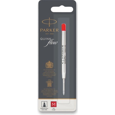 Parker 1502/0250370 QuinkFlow náplň do kuličkové tužky M červená