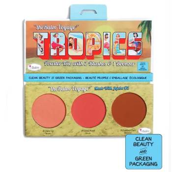 THE BALM Палитра Ружове и Бронзант за лице The Balm theBalm Voyage Tropics (681619819001)