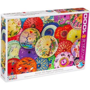 EUROGRAPHICS Пъзел Eurographics от 1000 части - Азиатски чадъри (60005317)