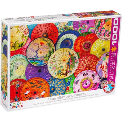 EUROGRAPHICS Пъзел Eurographics от 1000 части - Азиатски чадъри (60005317)