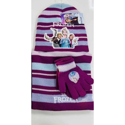 Holčičí zimní set Frozen fialový