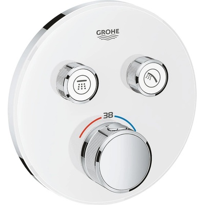 GROHE Термостат 29151LS0 Grohtherm SmartControl, Grohe, за вграждане за вана/душ, снежно бял + хром (29151LS0)