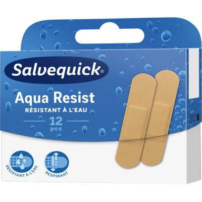 SALVEQUICK NÁPLASŤ NA RANY AQUA RESIST 12 ks