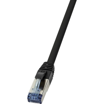 LogiLink CQ6125S RJ45 USB CAT 6A S/FTP 30m černý