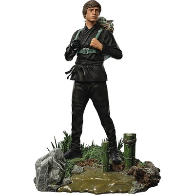 Iron Studios Статуетка Iron Studios Television: The Book of Boba Fett - Luke Skywalker and Grogu (Training), 20 cm (LUCSWR77122-10)