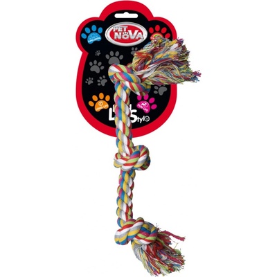 Petnova hračky pre zvieratá bavlnený uzol 3 knoty 51 cm hračka pre psa