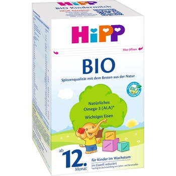 HiPP Органично мляко за малки деца Hipp - Organic 3, опаковка 600 g (2008)