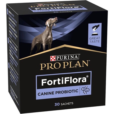 Purina Pro Plan Vet Diets Forti Flora Probiotické doplnkové krmivo pre psov 30 x 1 g