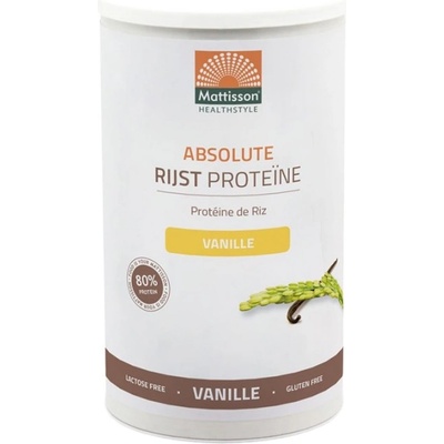 Mattisson Rice Protein Powder 80% | with Stevia [500 грама] Ванилия