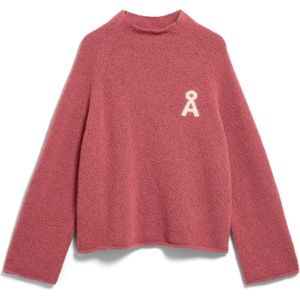 ARMEDANGELS Дамски пуловер ARMEDANGELS Women's Iconic A Monalaa Bouclé Jumper - Velvet Ember (117-3483-0312)