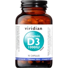 Viridian Vitamin D3 1000iu 90 kapsúl