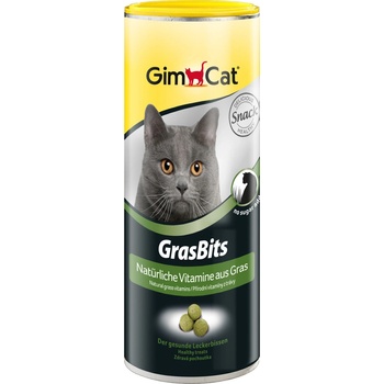GimCat GrasBits tablety s kočičí trávou 425 g