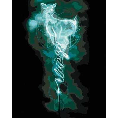 zuty Malování Podle Čísel E x pecto Patronum Laň Harry Potter 40 x 50 Cm Plátno 8596530239642