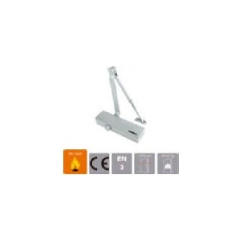 Dorcas DC3-SA-SILVER - автомат, пожарни, аврийни врати, до 25-100kg, плъзгащо рамо (DC3-SA-SILVER)