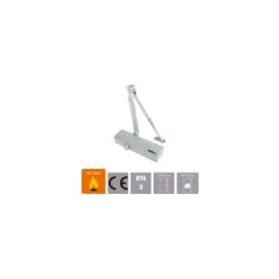 Dorcas DC3-SA-SILVER - автомат, пожарни, аврийни врати, до 25-100kg, плъзгащо рамо (DC3-SA-SILVER)