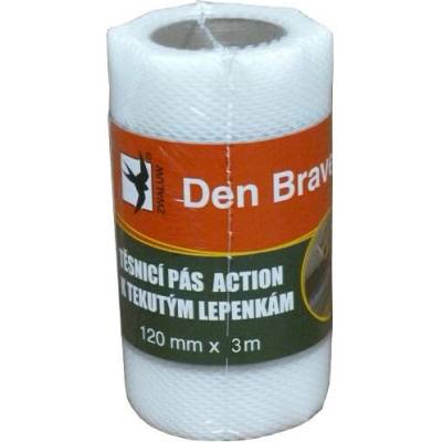 Den Braven Těsnicí pás Action Barva: šedá, Varianta: Těsnicí pás Action, 120 mm x 10 m, šedá, rozměry: 120 mm x 10 m