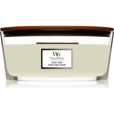 WoodWick Solar Ylang ароматна свещ с дървен фитил (hearthwick) 453.6 гр