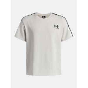 Under Armour UA B Icon Taped SS Тениска за момчета Under Armour | Byal | Момчешки | 118-127