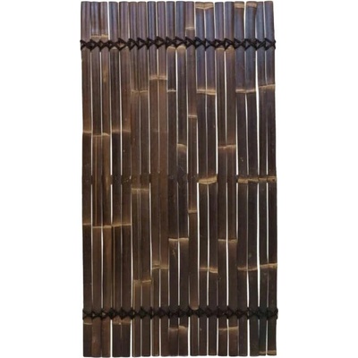 Panel z bambusových lamiel tmavohnedej farby š 90 x v 180 cm