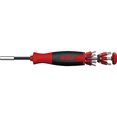 Zásobníkový držák bitů LiftUp 25, magnetický 1/4 , smíšený, v blistru, WIHA, 38606