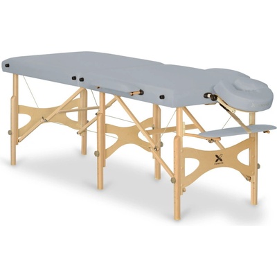 Habys Skládací masážní lehátko Alba světle šedá 29 Vinyl Flex 180 x 70 cm 17,7 kg