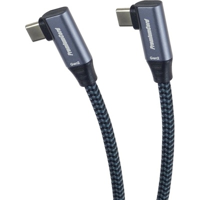 PremiumCord ku31cj1 USB-C 2x zahnutý 1m