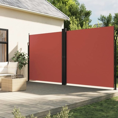 vidaXL Zatahovací boční markýza terakotová 200 x 1 200 cm