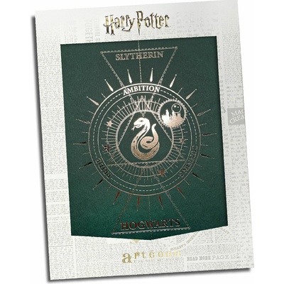 Artéonn Plakát zelený Zmijozel, Harry Potter