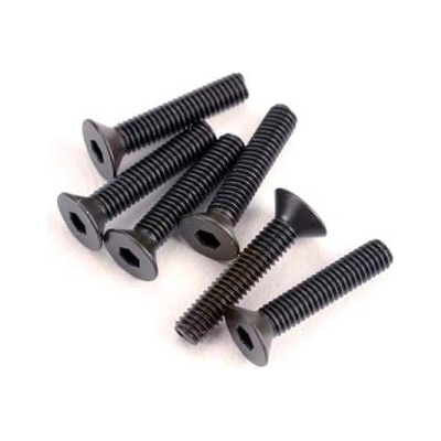 Traxxas винт с вътрешен шестостен M3x15mm с потъваща глава (6)