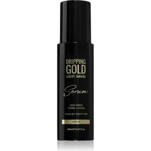 Dripping Gold Luxury Tanning Serum бронзиращ продукт за тяло и лице цвят Medium 150ml