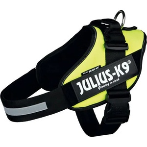TRIXIE Силовен колан за кучета Julius K9 - неоново жълт, M-L/58-76см