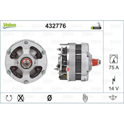Alternátor VALEO 432776
