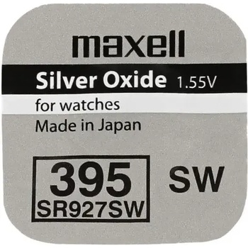 Image 1 of Maxell Бутонна батерия сребърна maxell sr927 sw /395/399/ ag7 1.55v (ml-bs-sr927-sw)