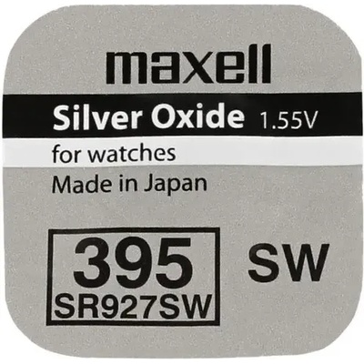 Maxell Бутонна батерия сребърна maxell sr927 sw /395/399/ ag7 1.55v (ml-bs-sr927-sw)