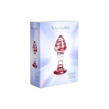 S Pleasures Анален разширител S Pleasures Червен Прозрачен (10, 3 cm) (10, 2 cm)