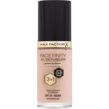 Max Factor Facefinity All Day Flawless SPF20 tekutý make-up s uv ochranou c30 porcelain 30 ml