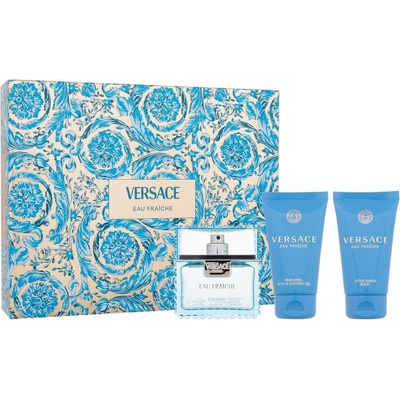 Versace Man Eau Fraiche 2: EDT 50 ml + sprchový gel 50 ml + balzám po holení 50 ml