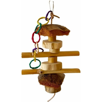 Terra Jungle kebab s ratanovým řetízkem 40 x 11 cm