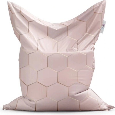 Sablio Sedací vak Rose gold 150x100 cm