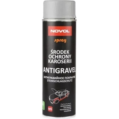 NOVOL ANTIGRAVEL MS - Sivý ochranný nástrek na podvozok 500ml