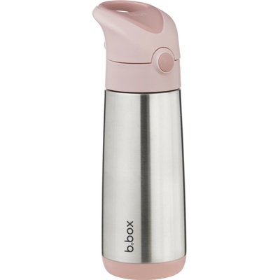 B.Box Termoska na pití s brčkem 500 ml blush crush